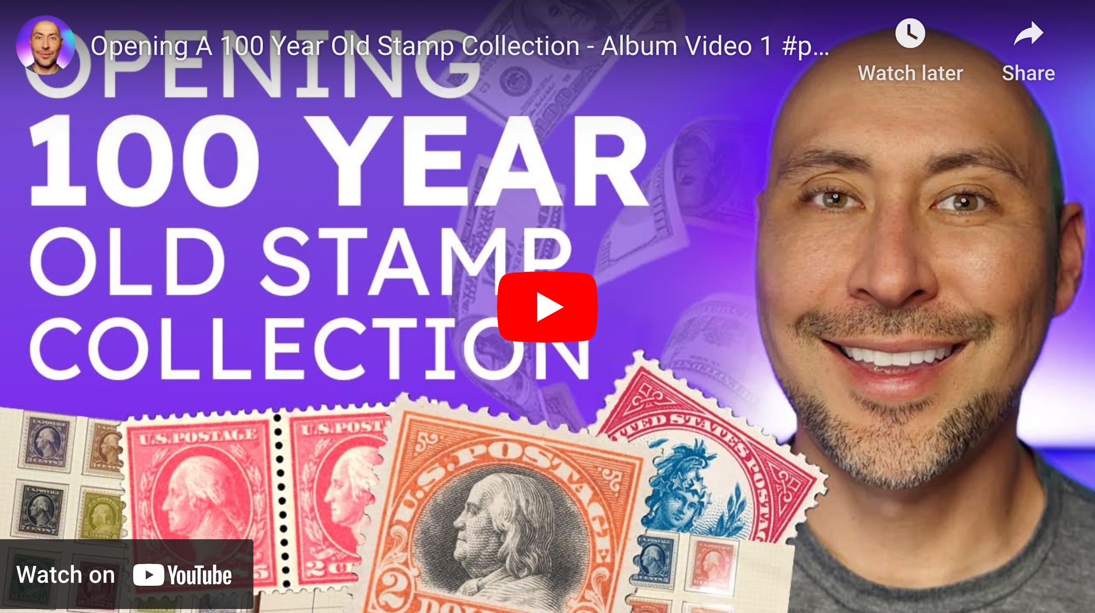 Opening A 100 Year Old Stamp Collection – Stamp Collection Review