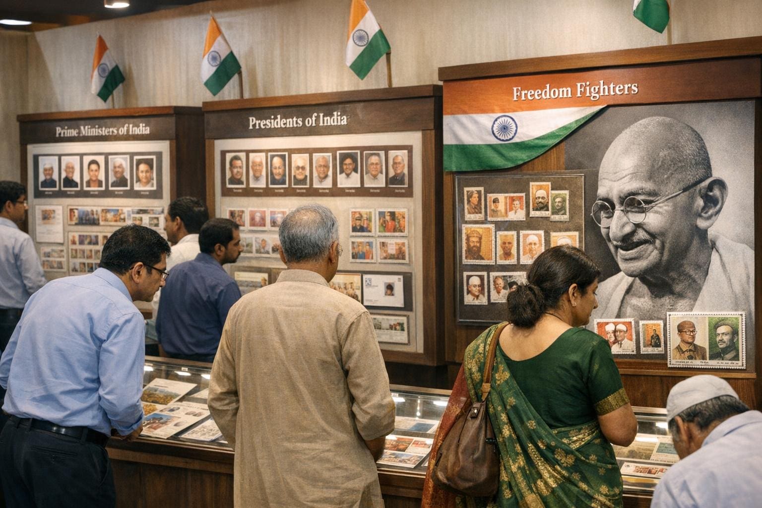 india stamp exhibition unity