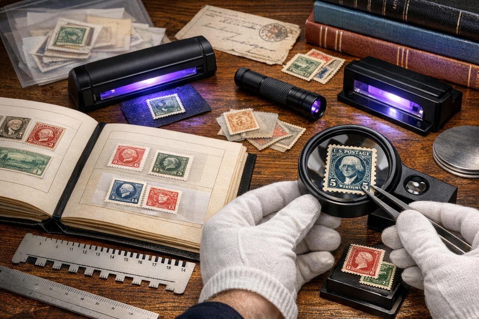 stamp collecting techniques
