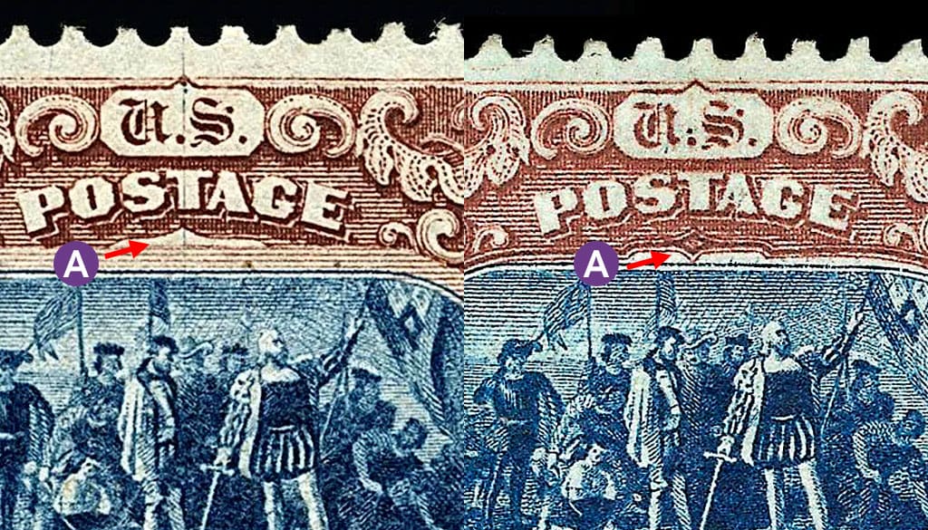 scott 118 vs scott 119 stamps