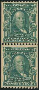 cost of us stamp scott 316 1908 1 cent franklin coil siegel 1096 557